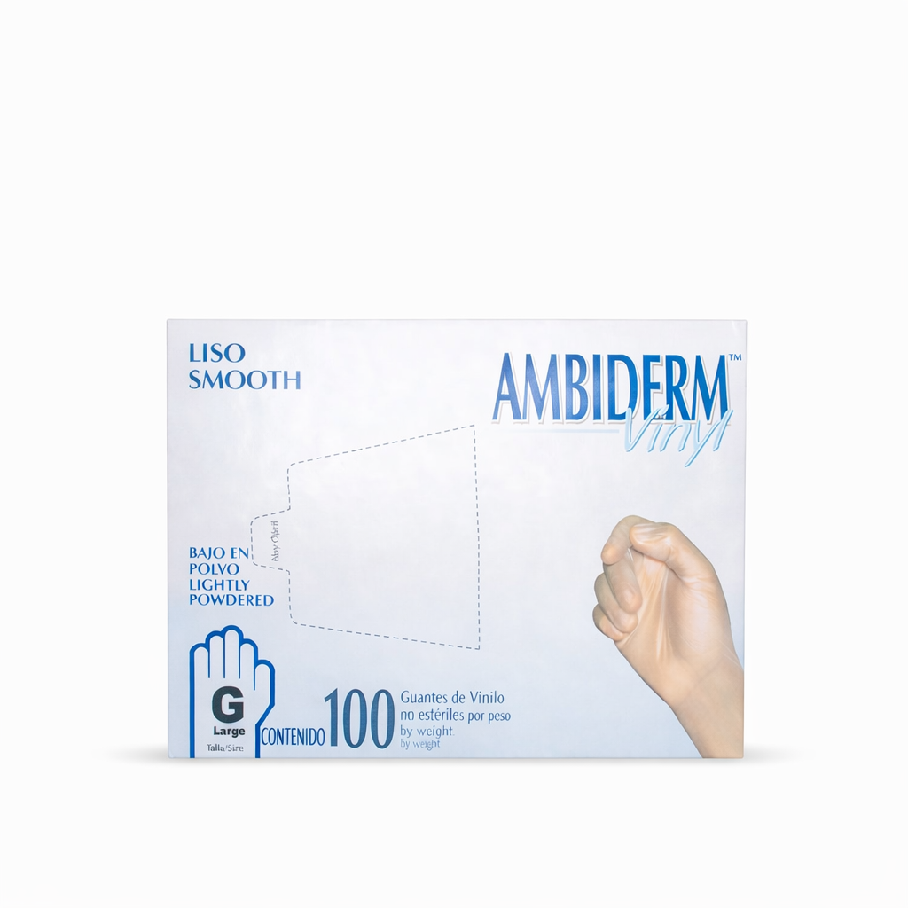 Guante Vinyl Chico c/100pzas