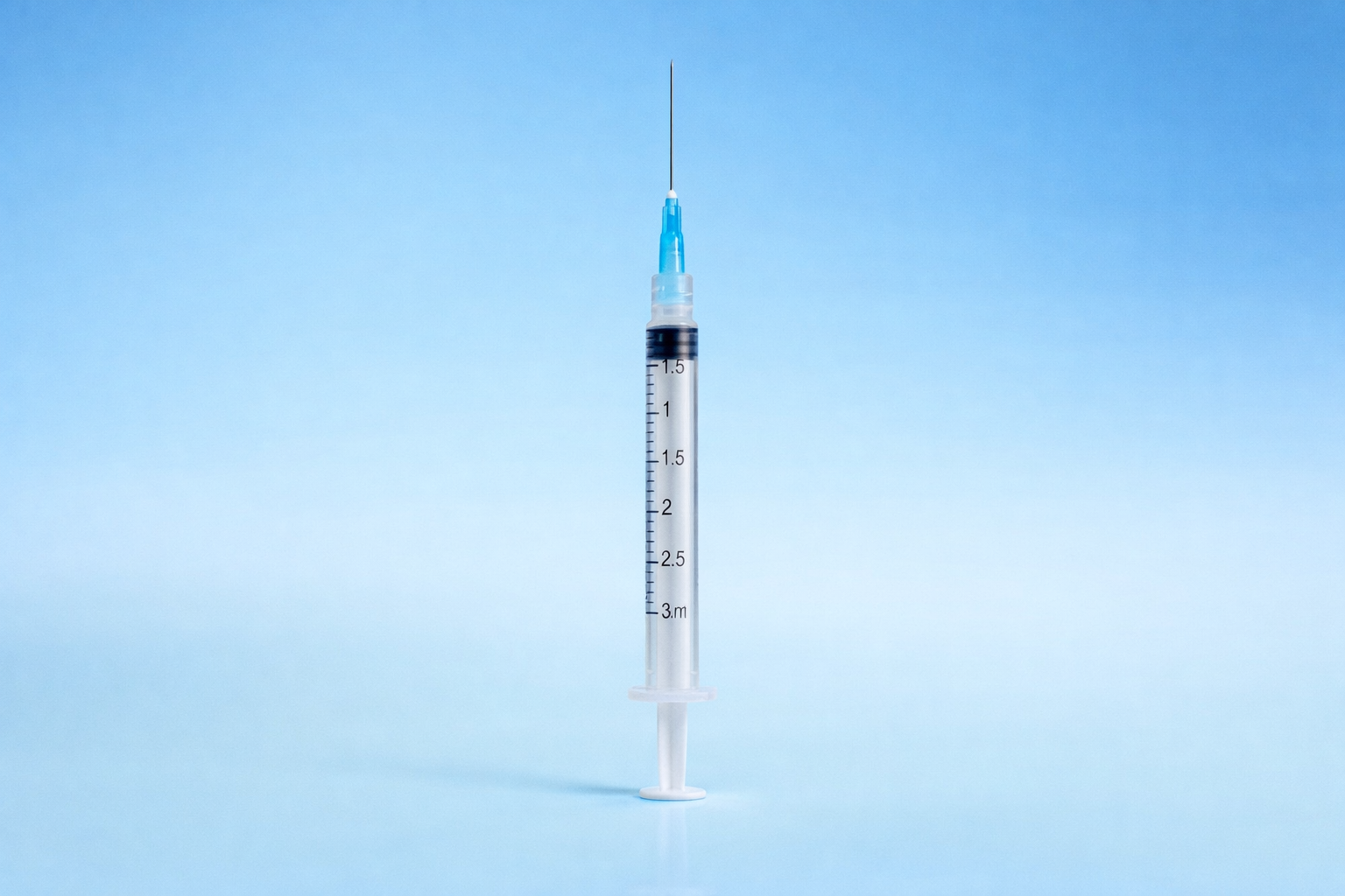Jeringa 3ml  Azul 23G x 25mm c/100pzas
